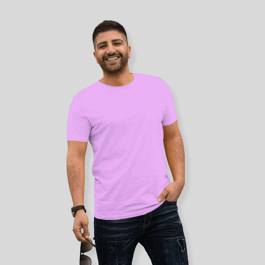 Purple premium regular fit t-shirt